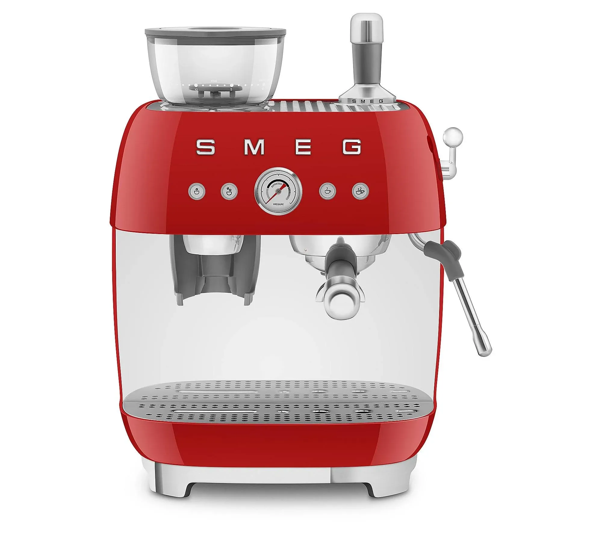 Smeg 50's Retro Style Aesthetic Semi-Automatic Espresso Coffee Machine with Grinder