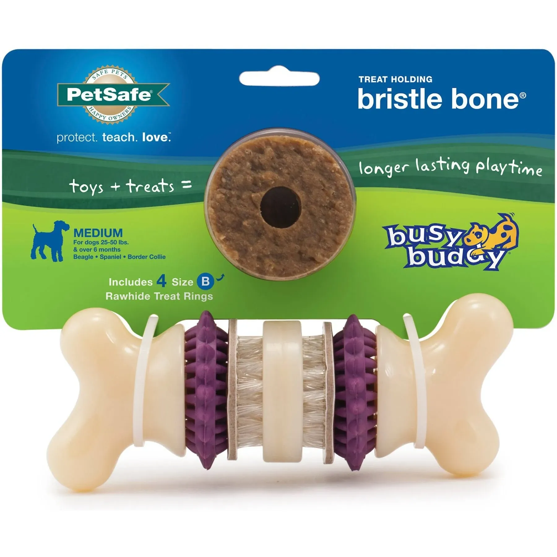 Busy Buddy Bristle Bone (Medium)