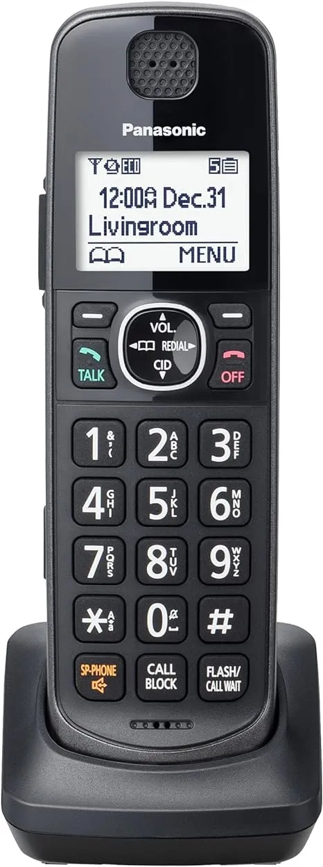  Panasonic KX-TGEA60M  Cordless Expansion Handset w/ Caller ID KX-TGEA60