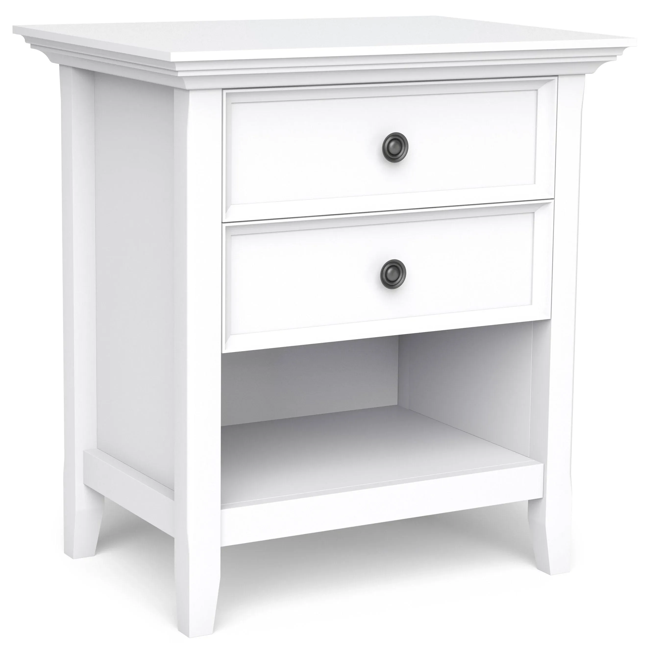 Simpli Home Amherst Bedside Table