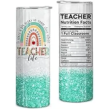 SPYRAMID Skinny Tumbler Teacher Appreciation Gifts Thank You Teacher Gifts Life Birthday