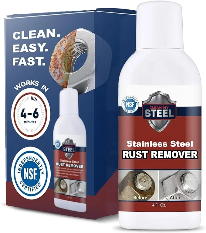 Clean My Steel 4 oz. Stainless Steel Cleaner and Rust Remover