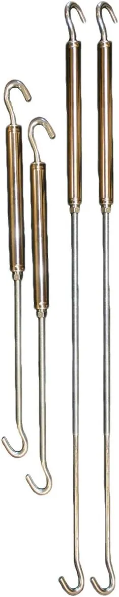 HAPPIJAC Standard Turnbuckle Replacement Set for Truck Camper Tie Down 25.5 Inch