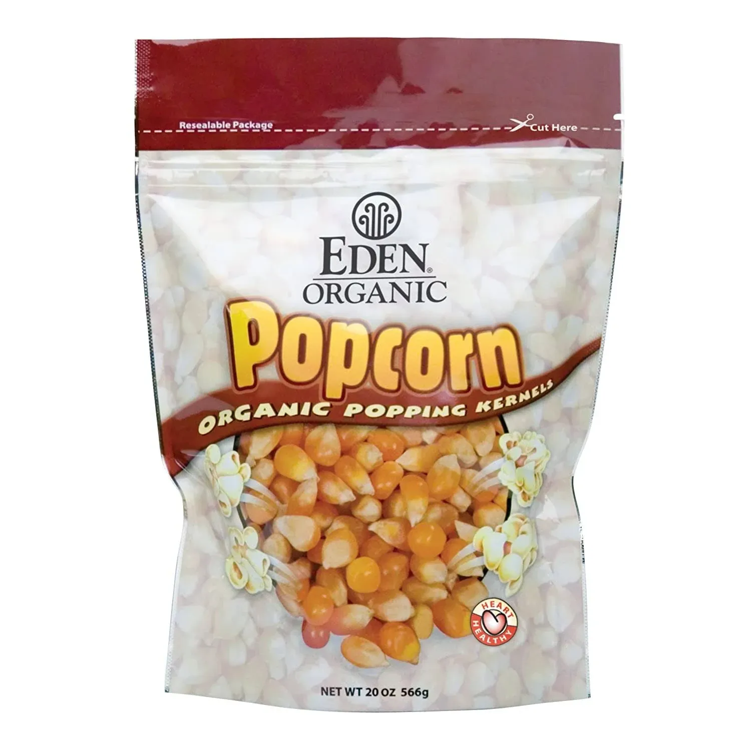 One 20 oz Eden Foods Organic Popcorn Kernels