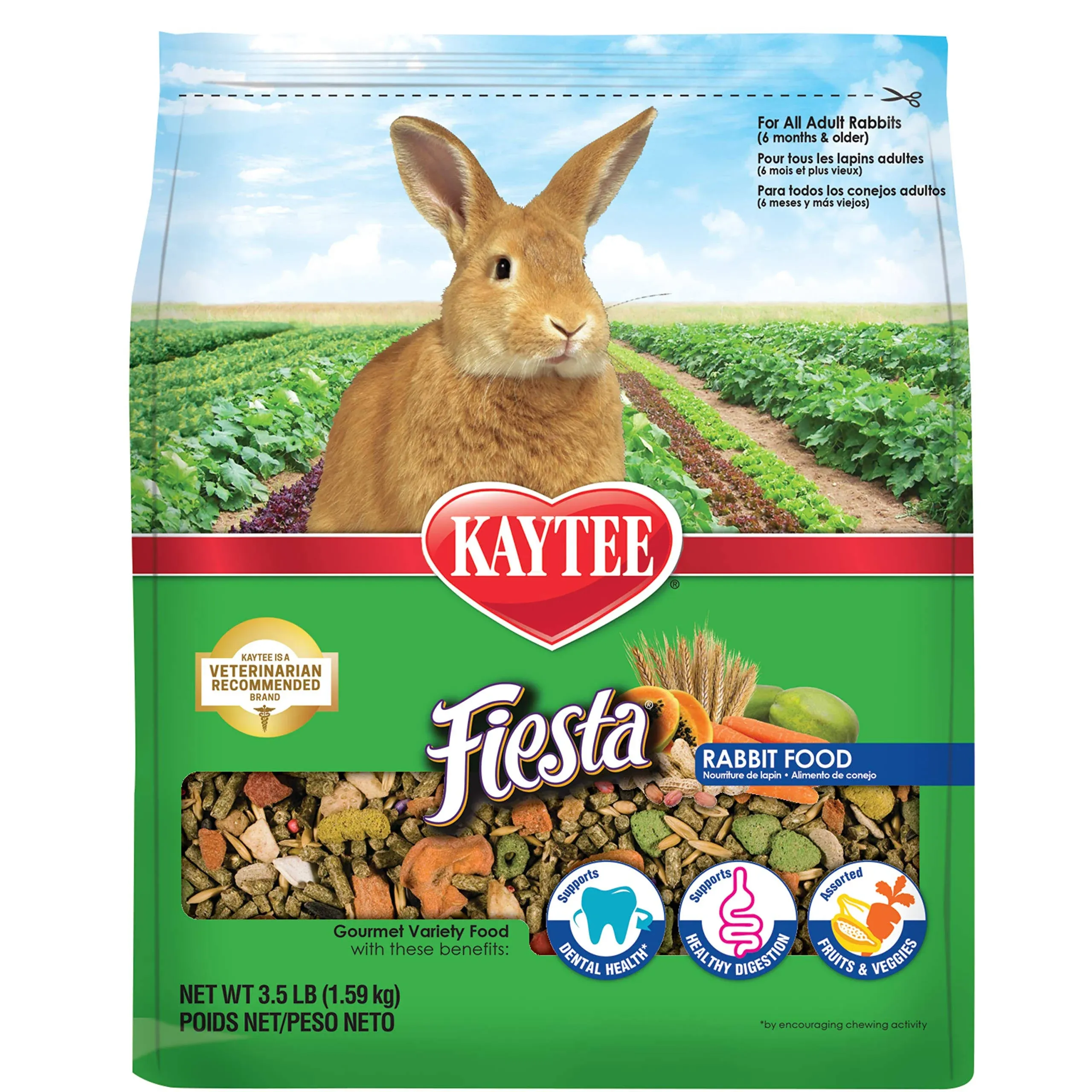 Kaytee 3.5 lb. Fiesta Rabbit Food