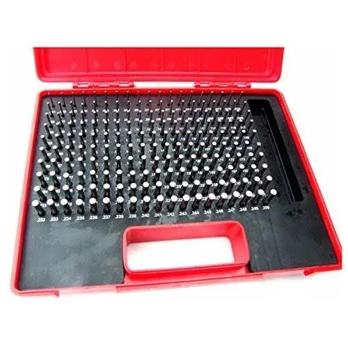 HFS 190 Pcs M1 ; (0.061-0.250") Class ZZ Steel Pin Gage Set Minus Brand New ...