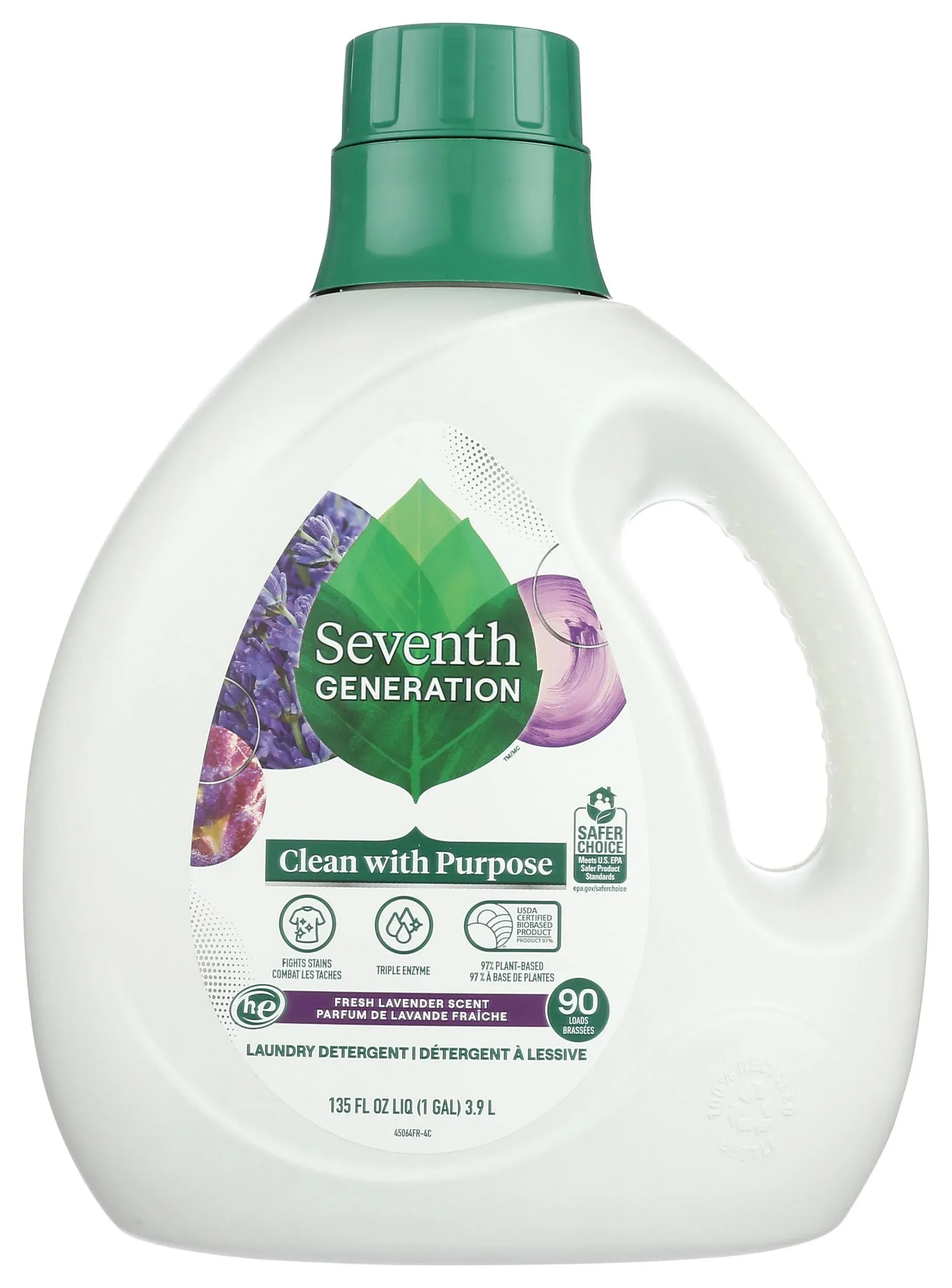 Seventh Generation 135 fl oz Lavender Liquid Laundry Detergent