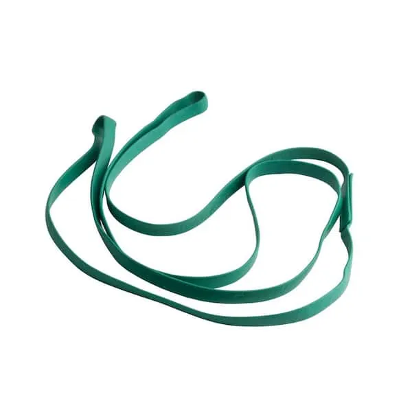 Plasticplace Rubber Bands for 12-16 Gallon Trash Can - 5 Pack, Green