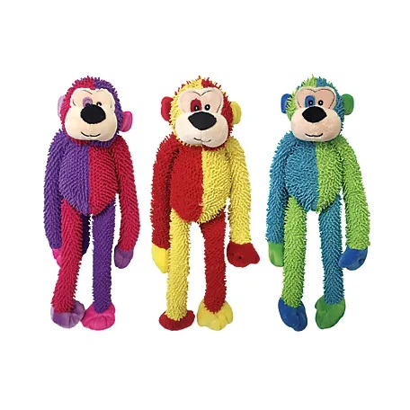 Multipet Crew Monkey Dog Toy Assortment, 17 in.