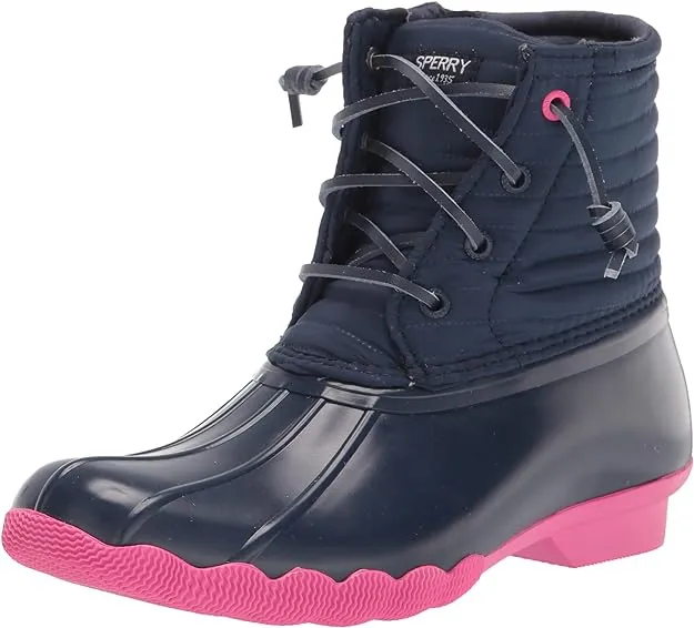 Girls Faux Leather Ankle Winter & Snow Boots