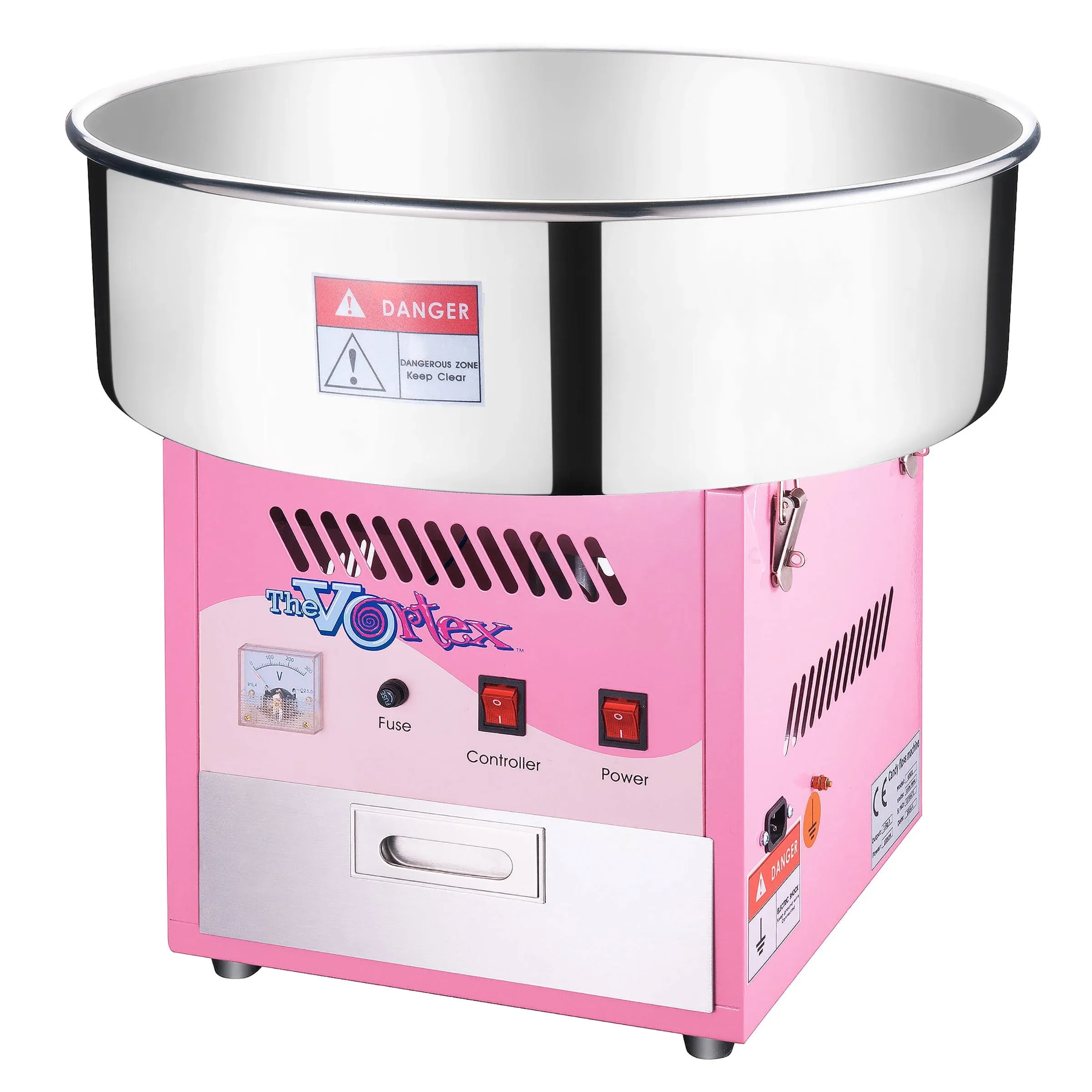 Great Northern Popcorn Pink Commercial Electric Cotton Candy Machine