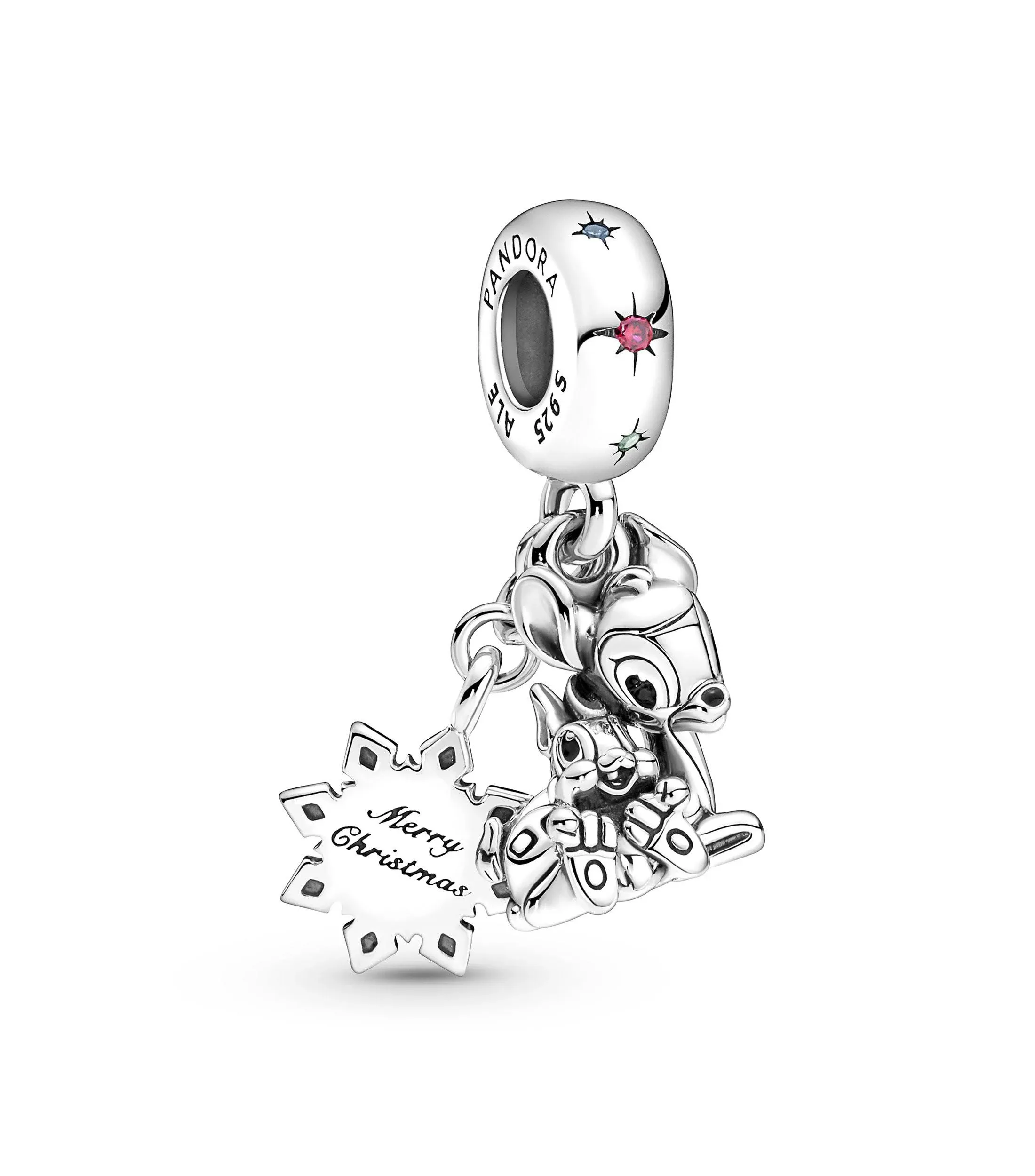 Charm Pandora Disney Bambi And Thumper 799647C01 Silver Pendant New