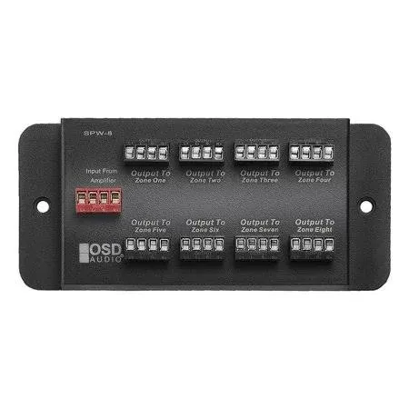 OSD Audio 8 Zone Speaker Distribution Panel Spw8