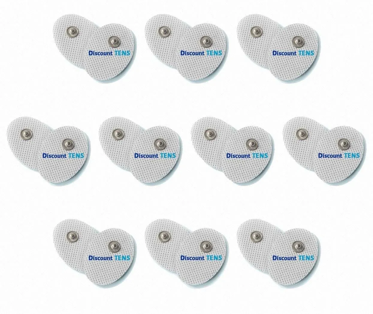 TENS Small Snap On Electrode Pads, 20 Pairs (40 Pads)