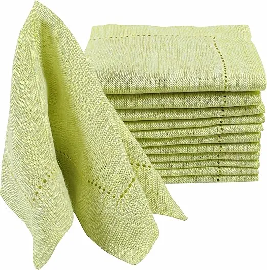 Cloth Napkin in Cotton Khadi Textured 18x18 SandalWedding NapkinsCocktai<wbr/>ls Na...