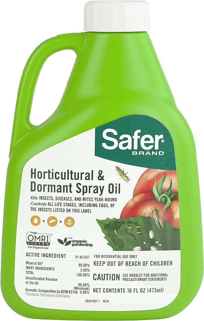 Safer Brand Horticultural & Dormant Spray Oil Concentrate