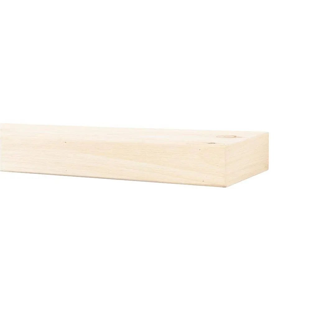 Modern Ember Vara Wood Mantel Shelf