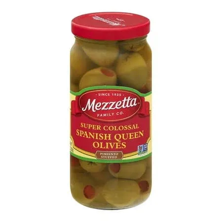 Mezzetta Olives Spanish Queen Super Colossal