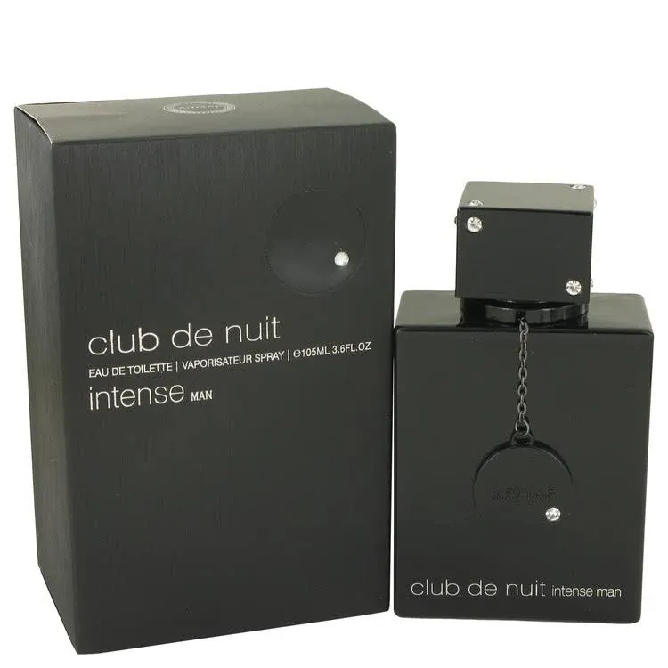 Club De Nuit Intense By Armaf 4 PCS Set 3.4 oz Perfume+ Body Spray+S gel+shampoo