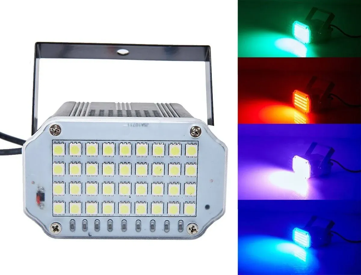 Latta Alvor DJ Disco KTV Bars Lights Strobe Lights Stage Light 36 LED Mini Disco ...