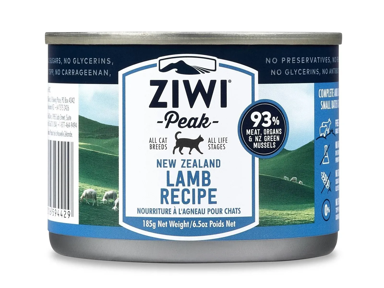 Ziwi Peak Lamb Recipe Canned Cat Food, 3-oz, Case of 24