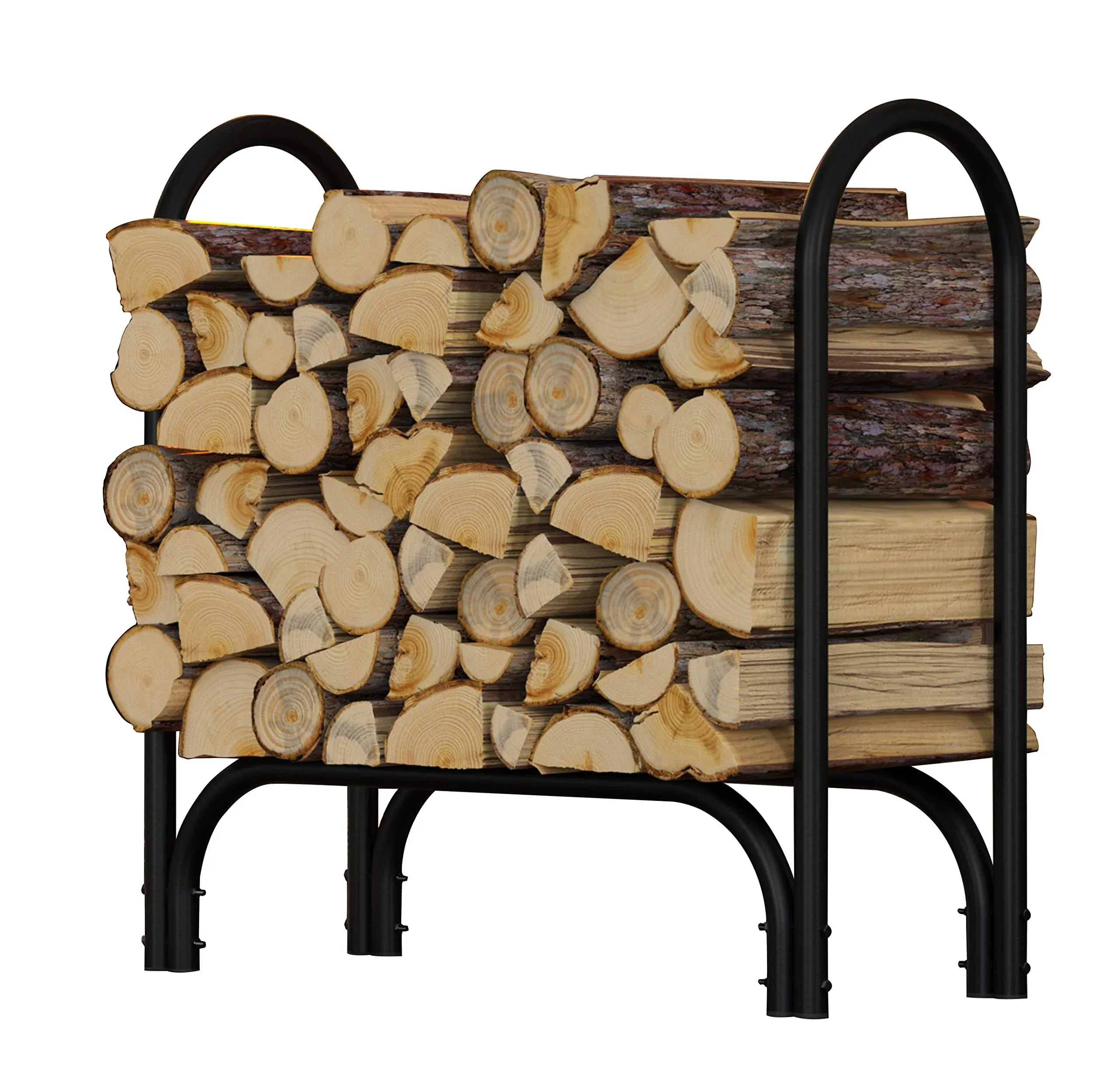 Fire Beauty Firewood Rack Log Holder 2.75 Feet,Log Storage Holder,Firewoo<wbr/>d