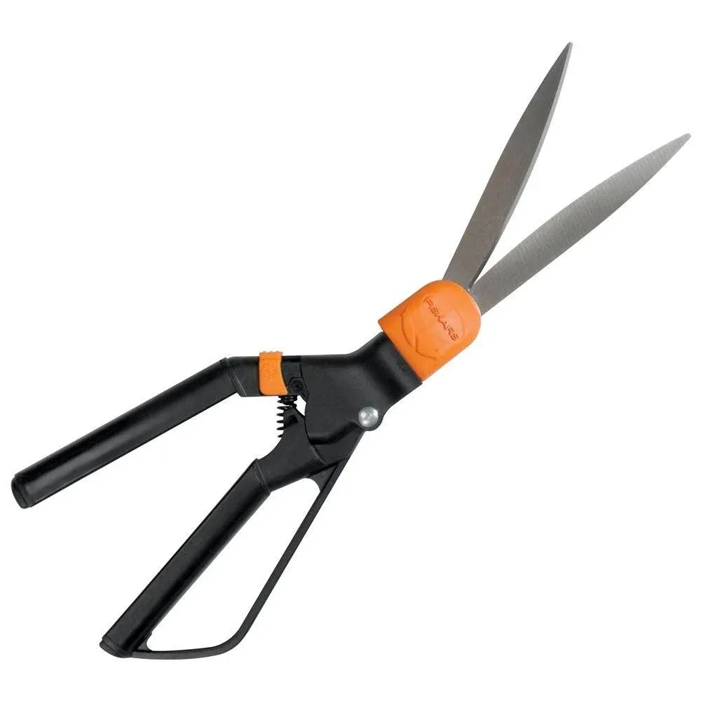 Fiskars Stainless Steel Swivel Soft Touch Grass Lawn Gardening Shear Brand New