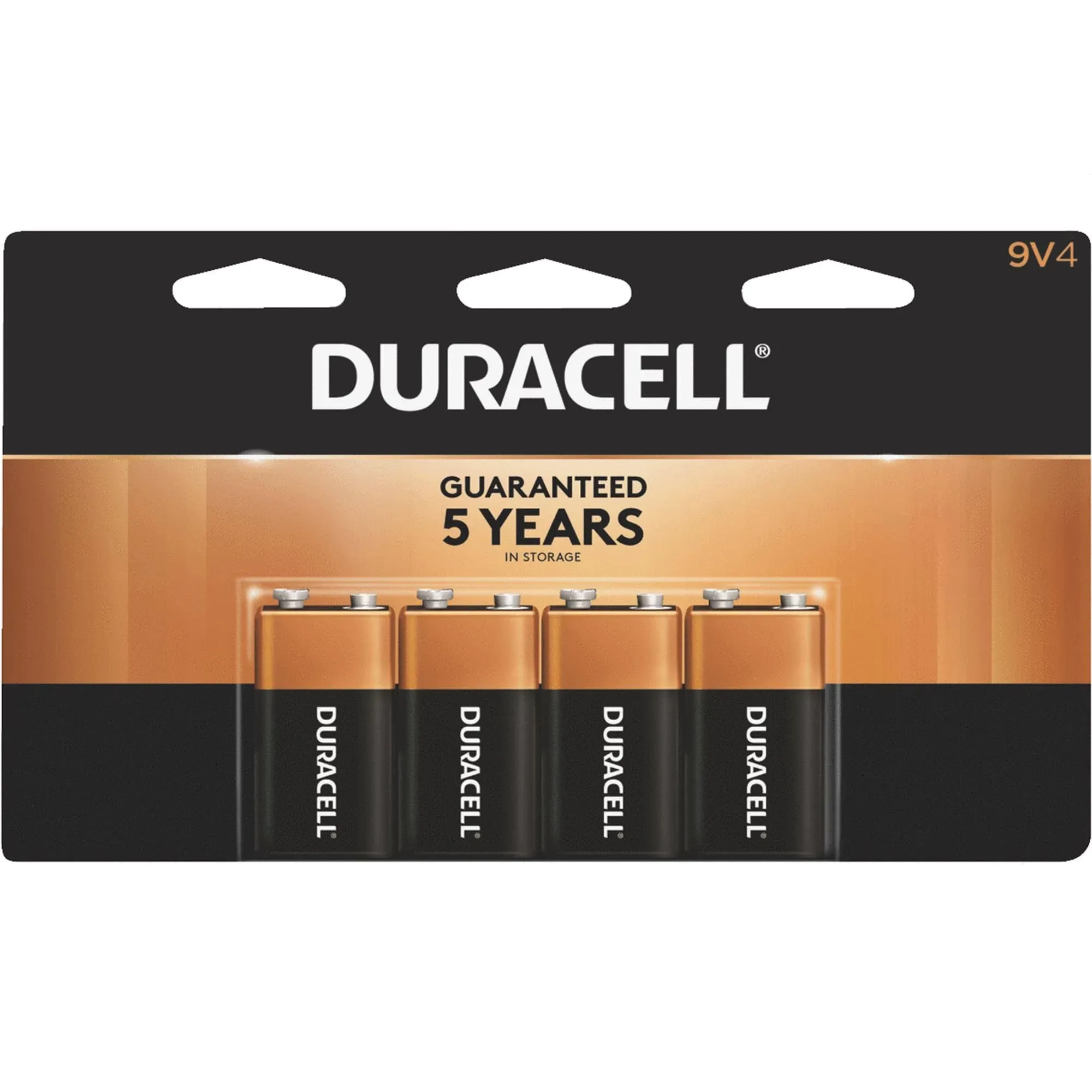 Duracell Coppertop Alkaline 9V Batteries