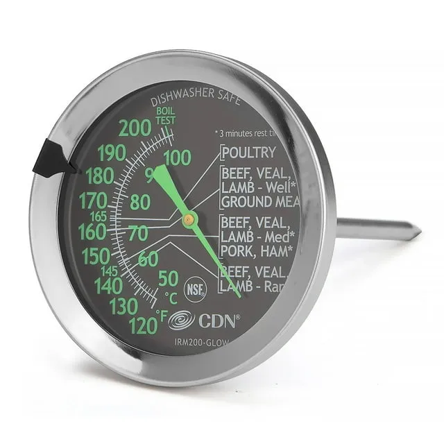 CDN IRM200-GLOW ProAccurate Meat & Poultry Ovenproof Thermometer