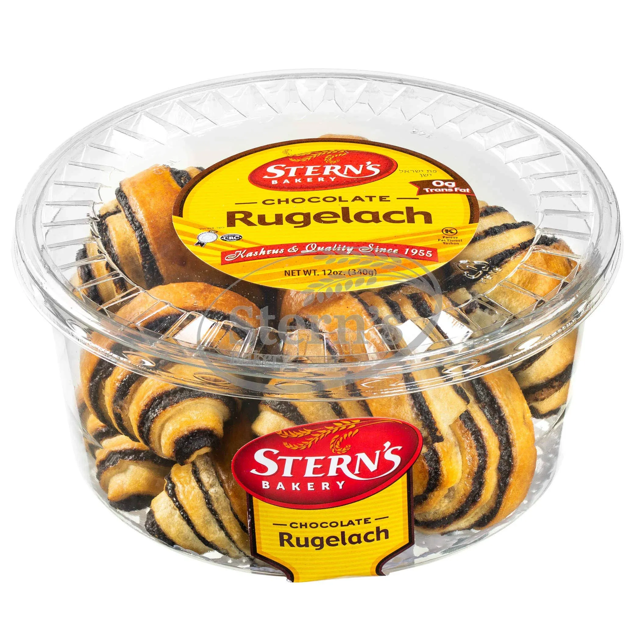 Rugelach Pastries | Chocolate Croissant | Chocolate Babka Bread | Breakfast Pastry | Coffee Snack| Kosher, Dairy & Nut Free | Holidays, Parties & Birthdays | 12 oz. Stern’s Bakery