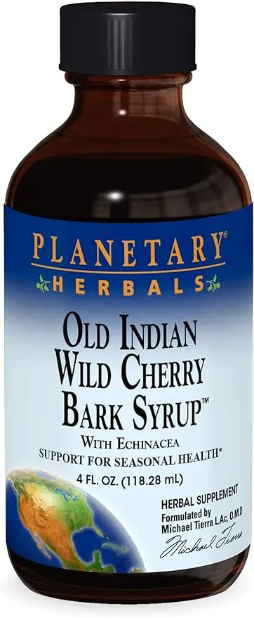 Planetary Herbals Old Indian Wild Cherry Bark Syrup