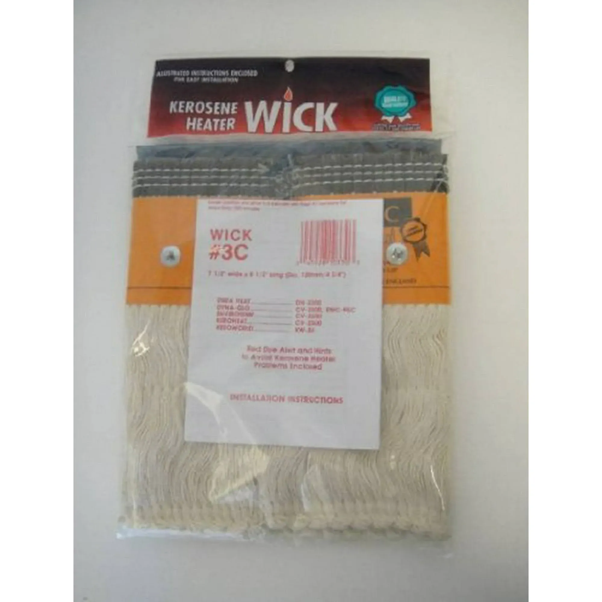 Kerosene Heater Wick #3C For Models DURA HEAT: DH-2300, DYNA-GLO: CV-2300 & RMC-95C, ENVIROTEMP: CV-2300, KEROHEAT: CV-2300, KEROWORLD: KW-24