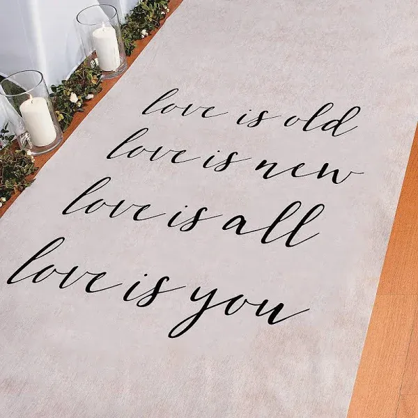 Fun Express Love Is Aisle Runner