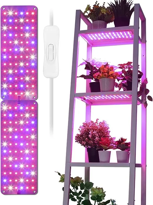 DOMMIA Grow Lights for Indoor Plants, 20W Ultra-Thin Invisible Plant Light, Full ...