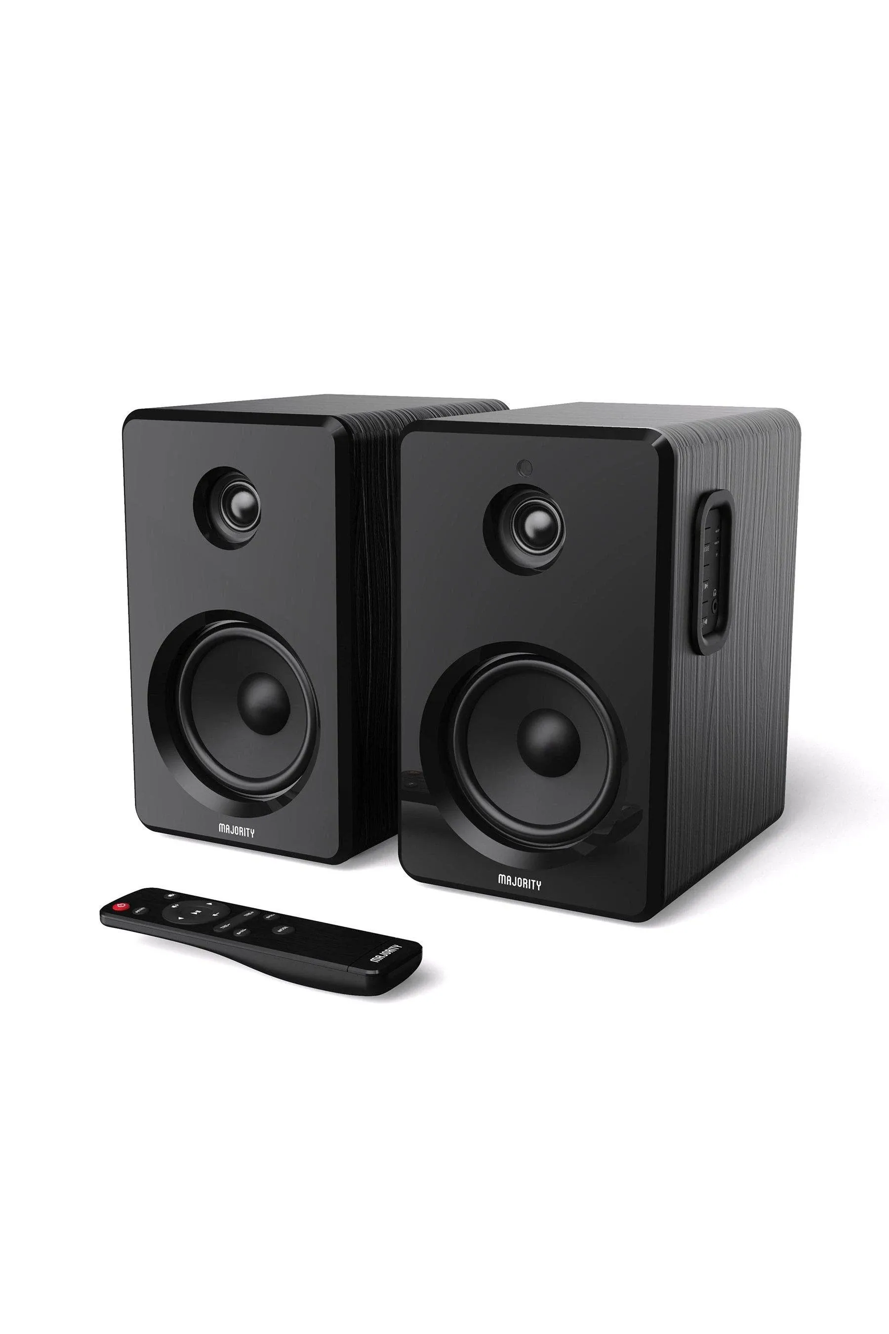  D40 Active Bookshelf Speakers | Powered Stereo Studio Speakers | Powerful 