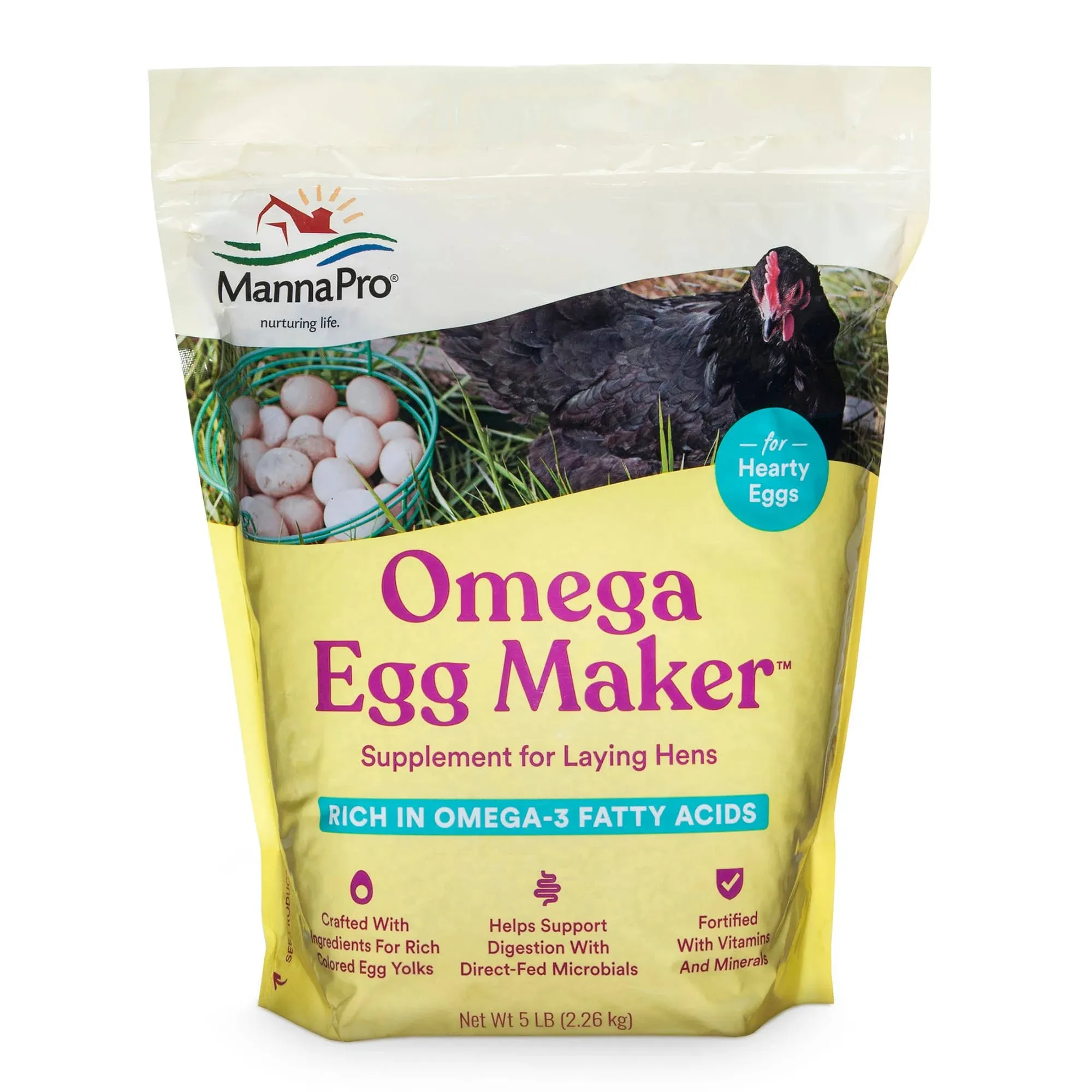 Manna Pro 5 lb Omega Egg Maker Supplement