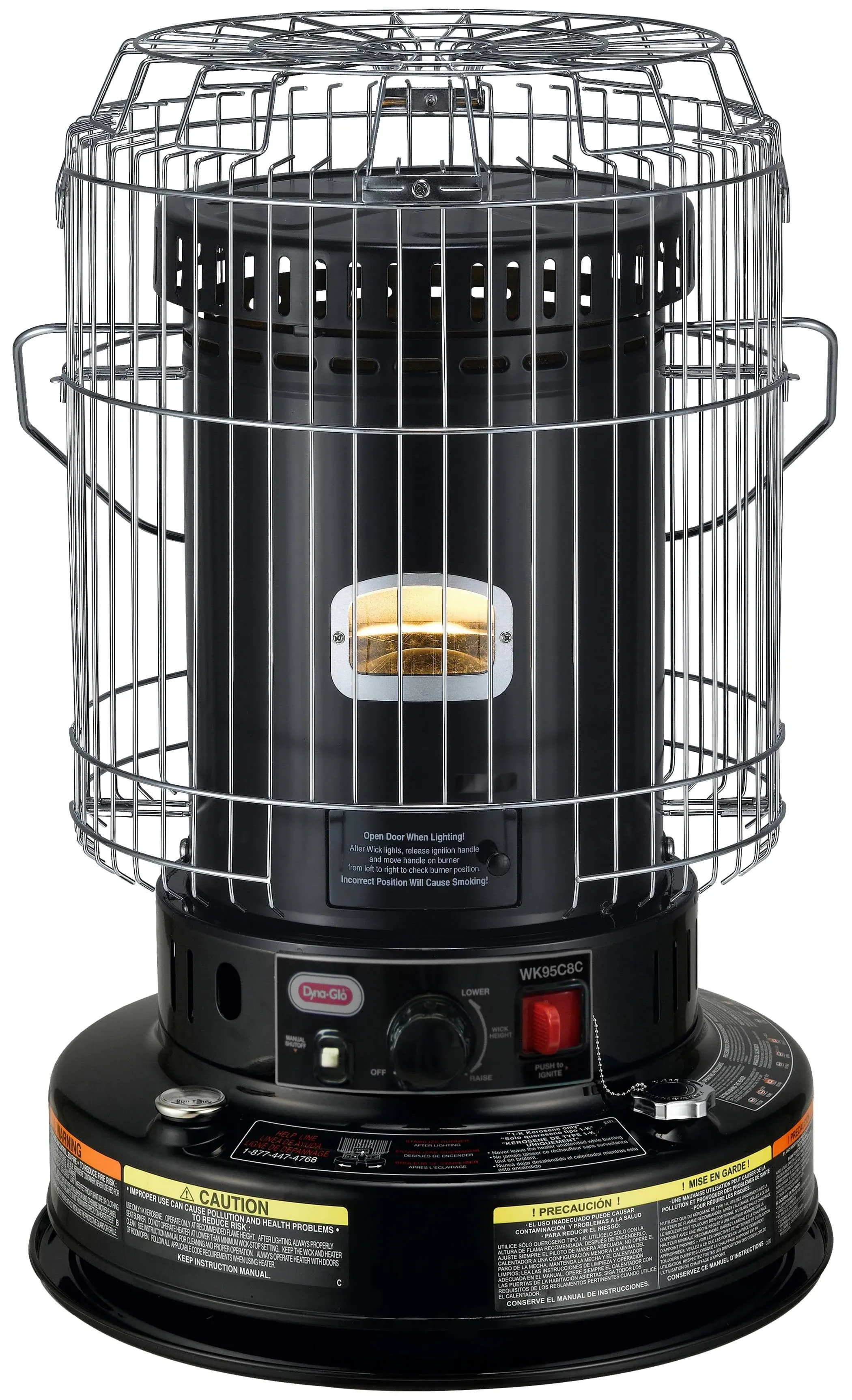 Dyna-Glo WK95C8 23,800 BTU Portable Indoor Kerosene Convection Heater