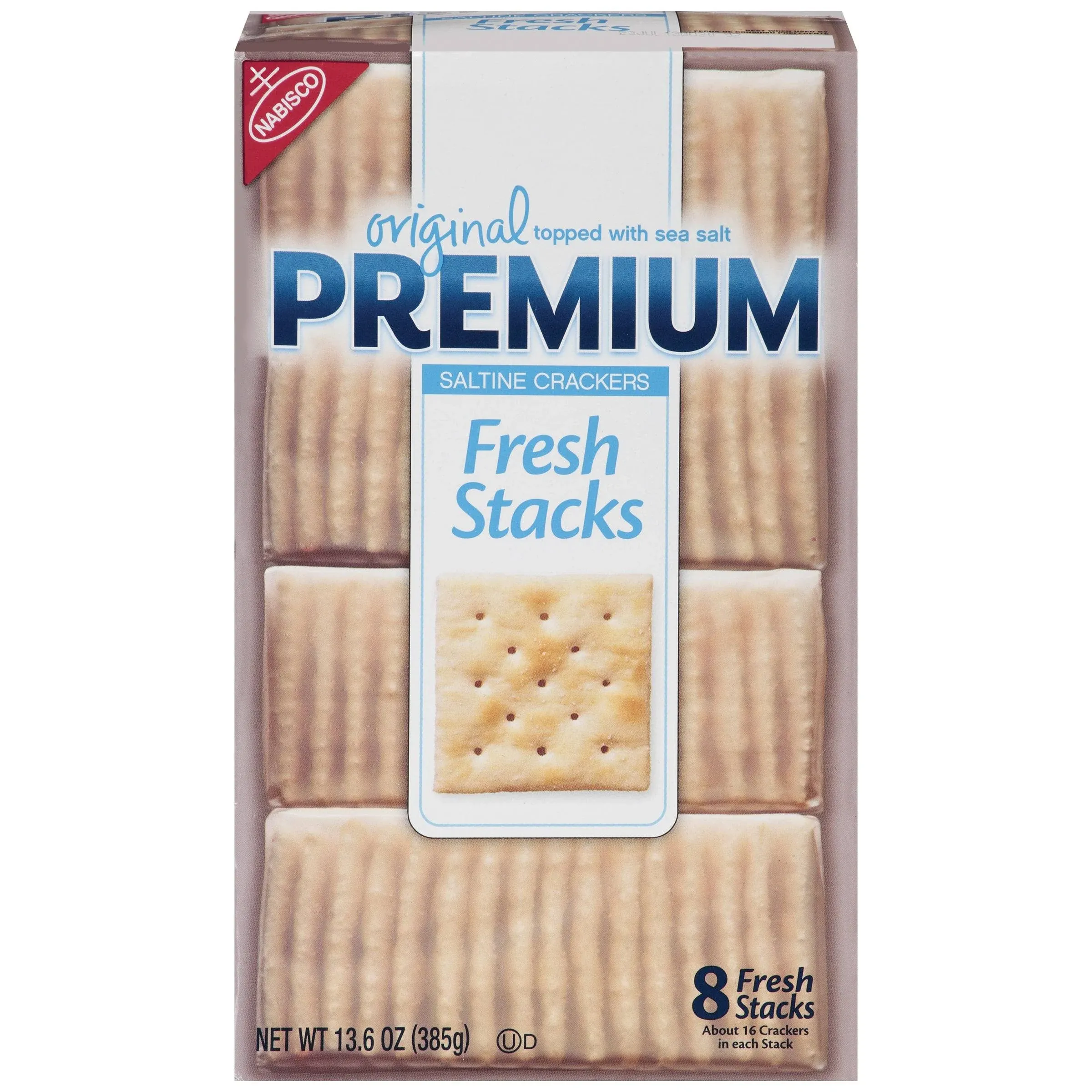 Nabisco Original Premium Saltine Fresh Stacks Cracker, 13.6 Ounce -- 6 per case.