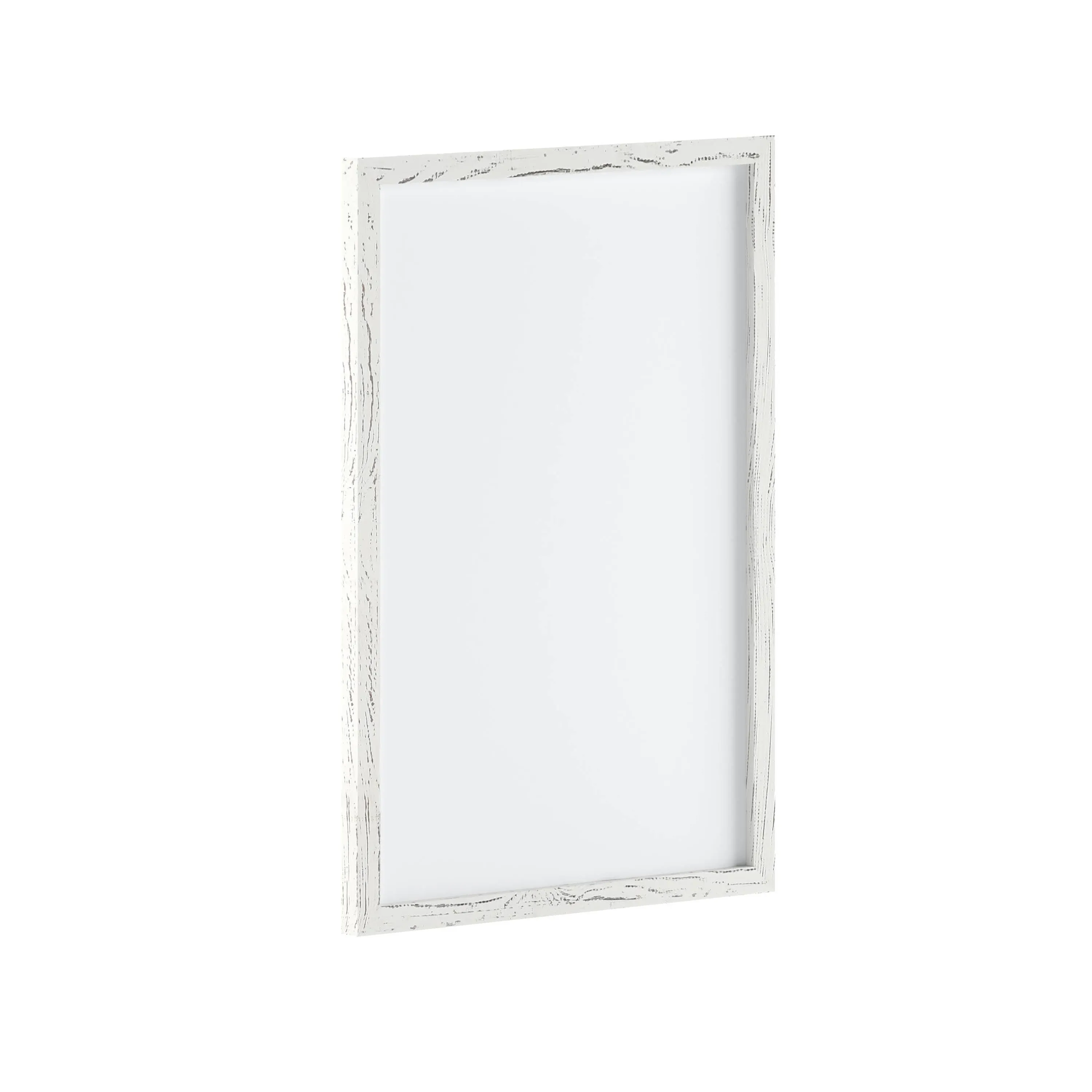 Bristol 20x30 Wall Mount White Board w/Included Dry Erase Marker, 4 Magnets, and Eraser, Whitewashed