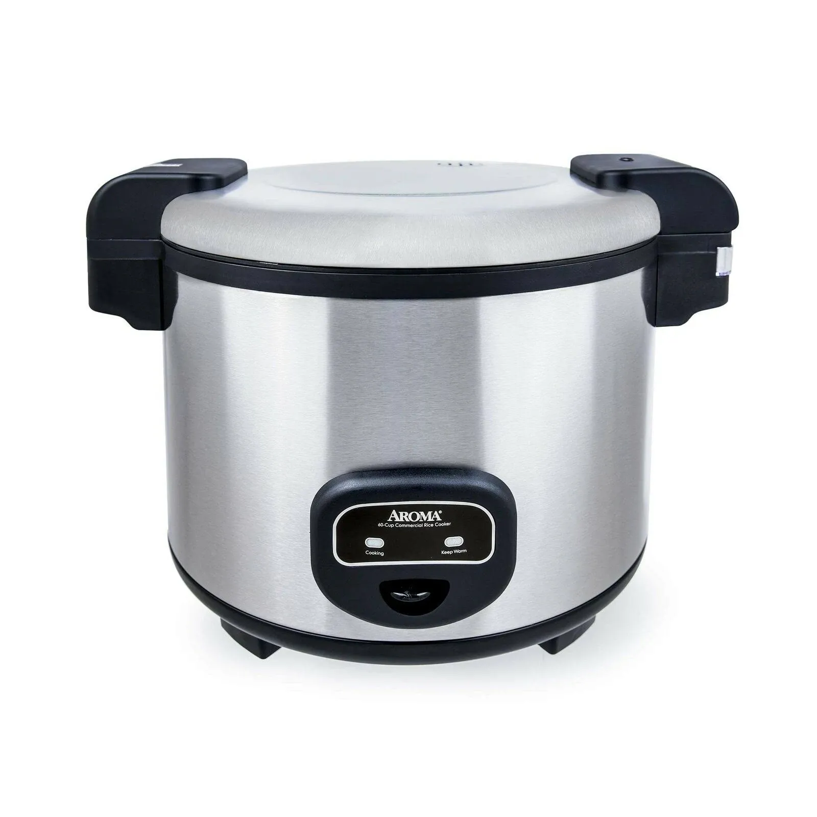 60-Cup (Cooked) (30-Cup UNCOOKED) Commercial Rice Cooker, Stainless Steel Ext...