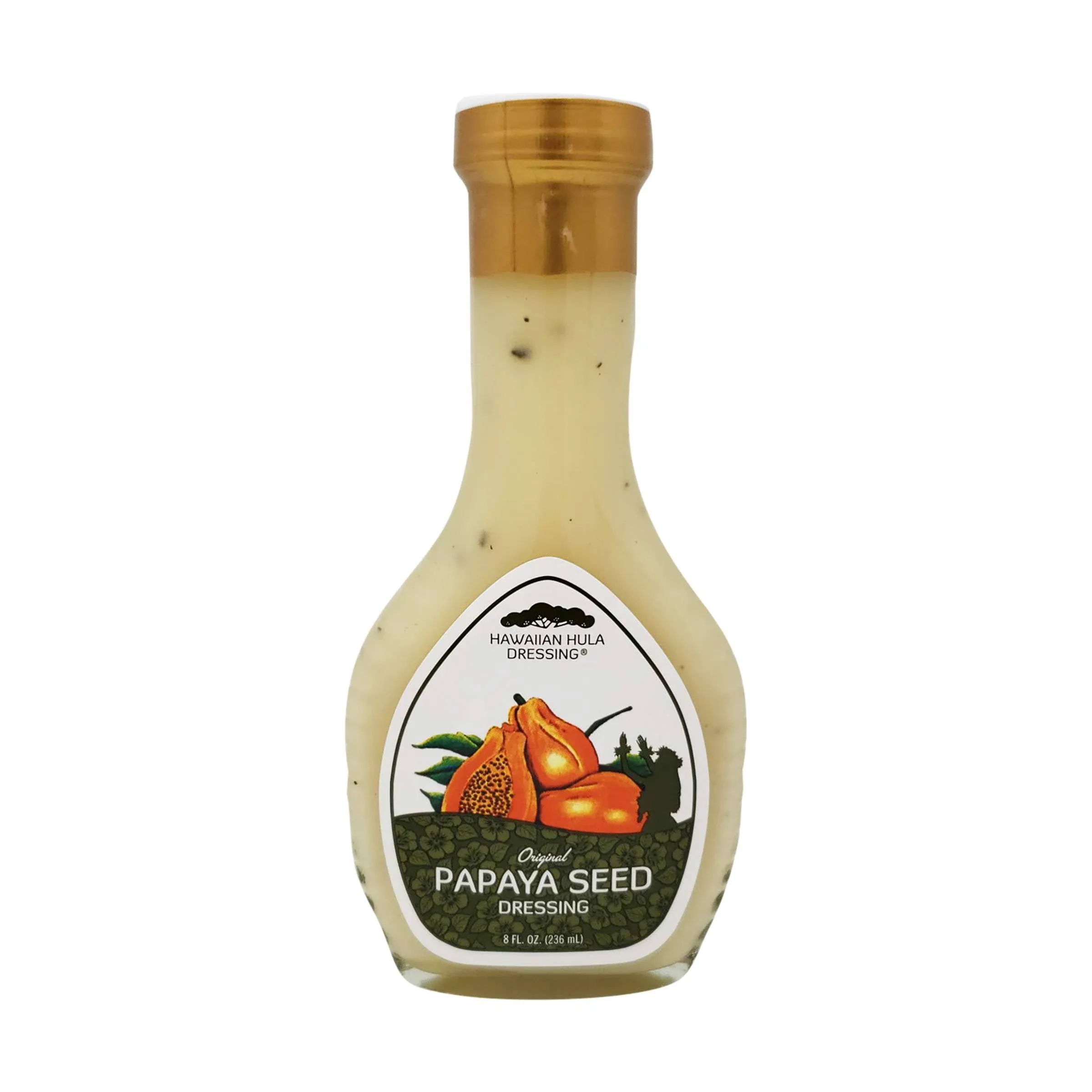 Hawaiian Hula Dressing Dressing, Papaya Seed, Original - 8 fl oz