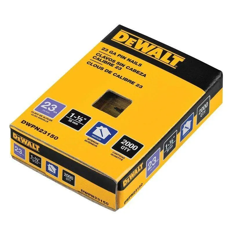 DeWalt DWPN23150 1-1/2 in. x 23-Gauge Pin Nail