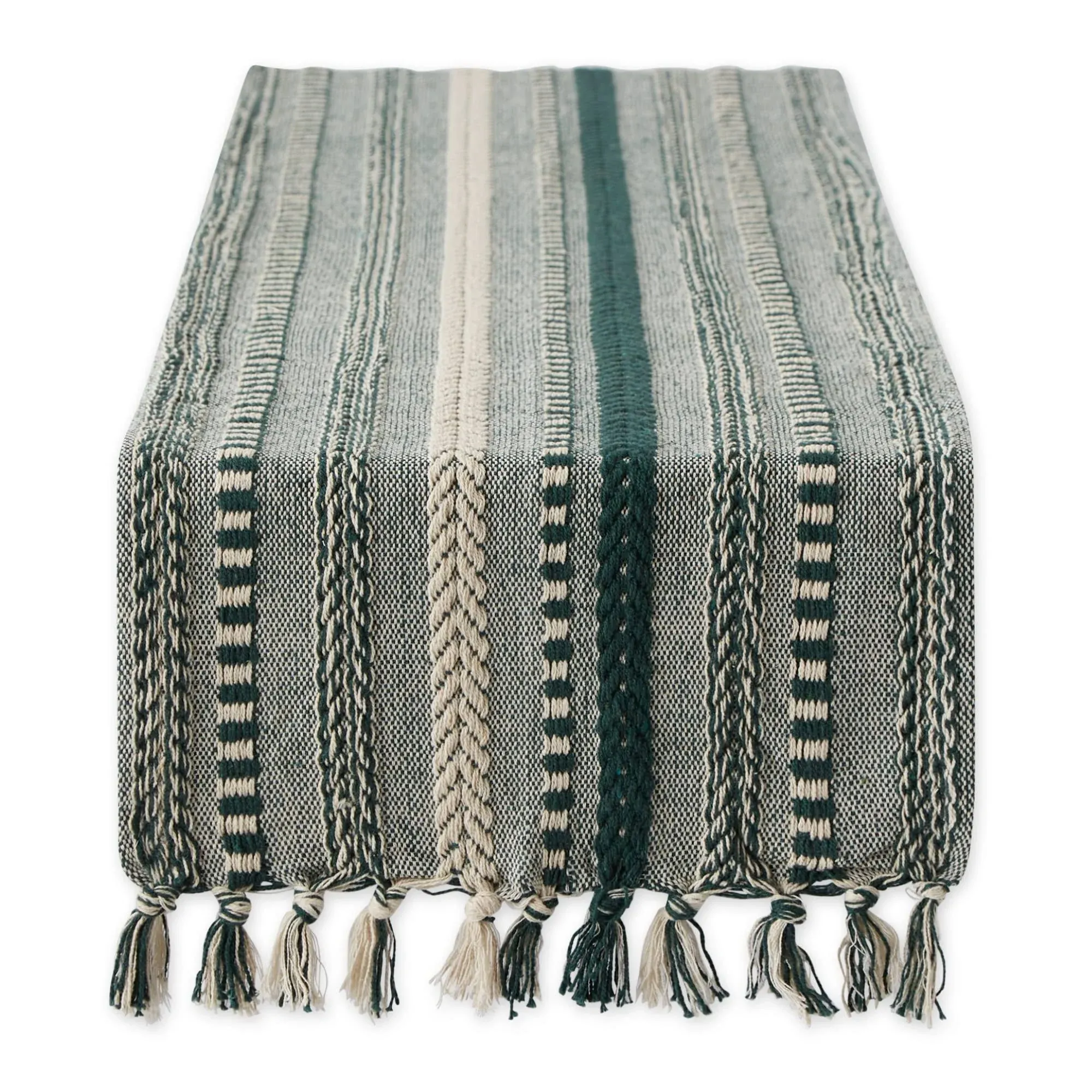 DII Braided Stripe Table Runner