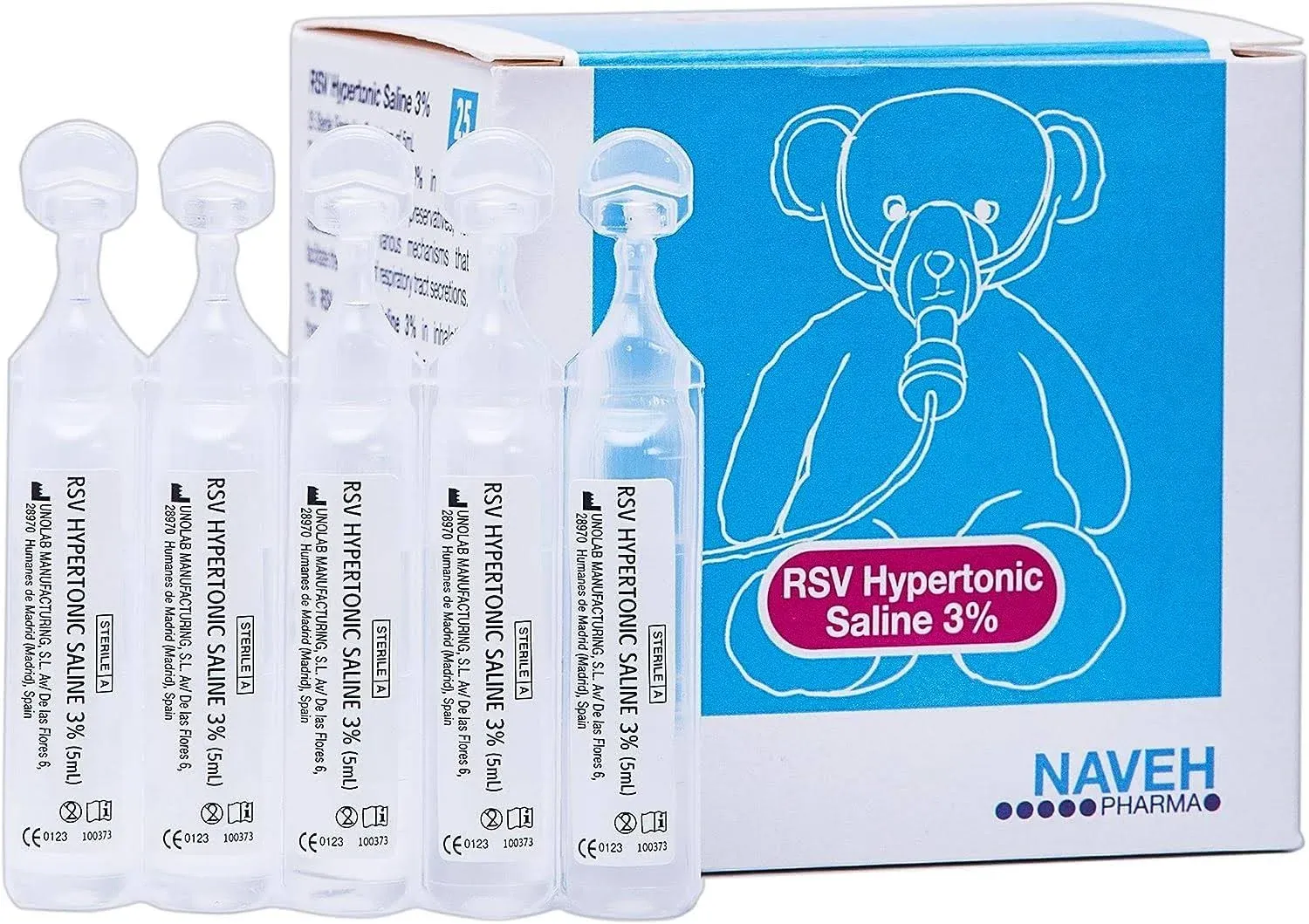 RSV Hypertonic Saline 3% For use as diluents in inhalators (BRONCHIOLITIS<wbr/>) 