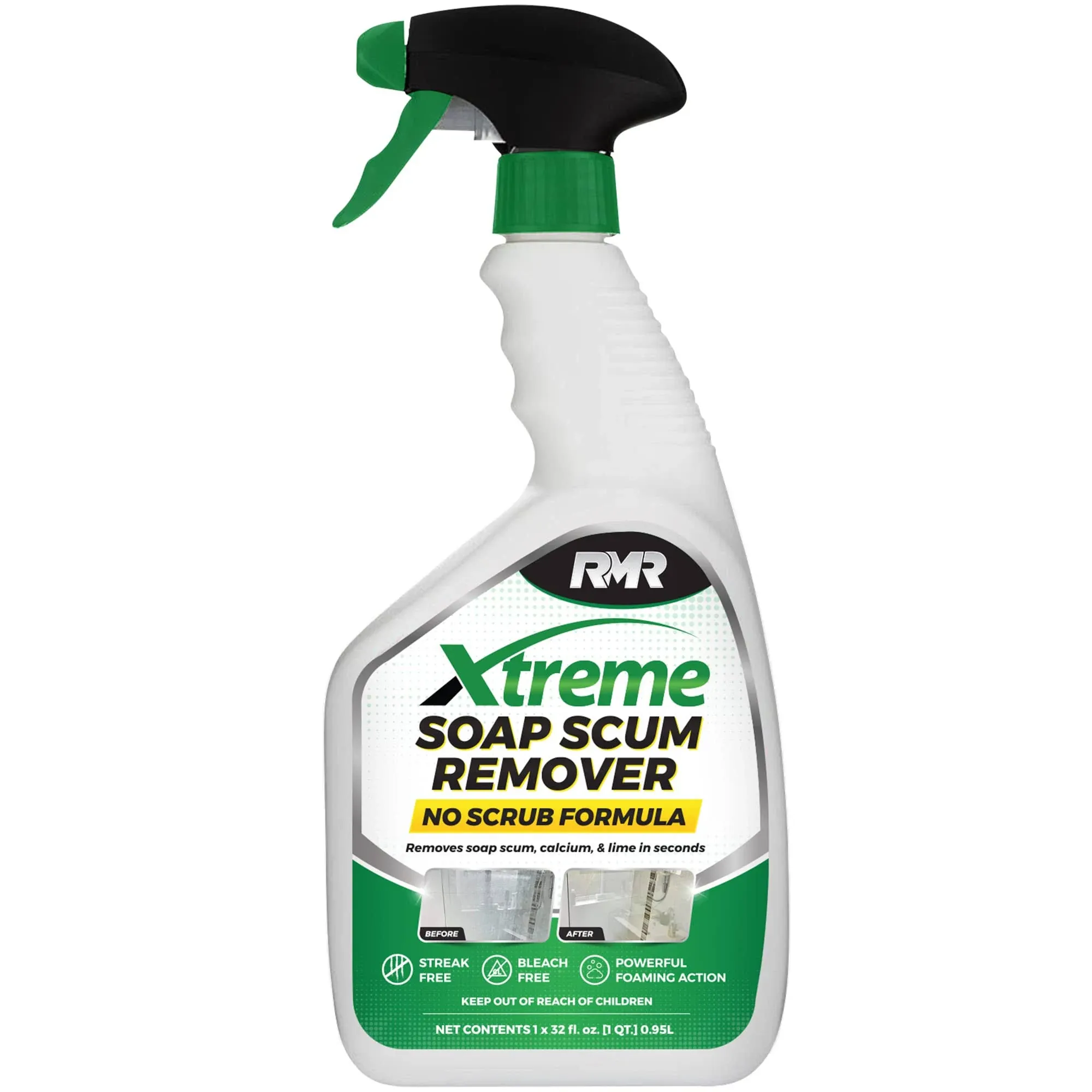 RMR - Xtreme Soap Scum Remover, Fast-Acting, No-Scrub Bathroom Cleaner for Hard ...