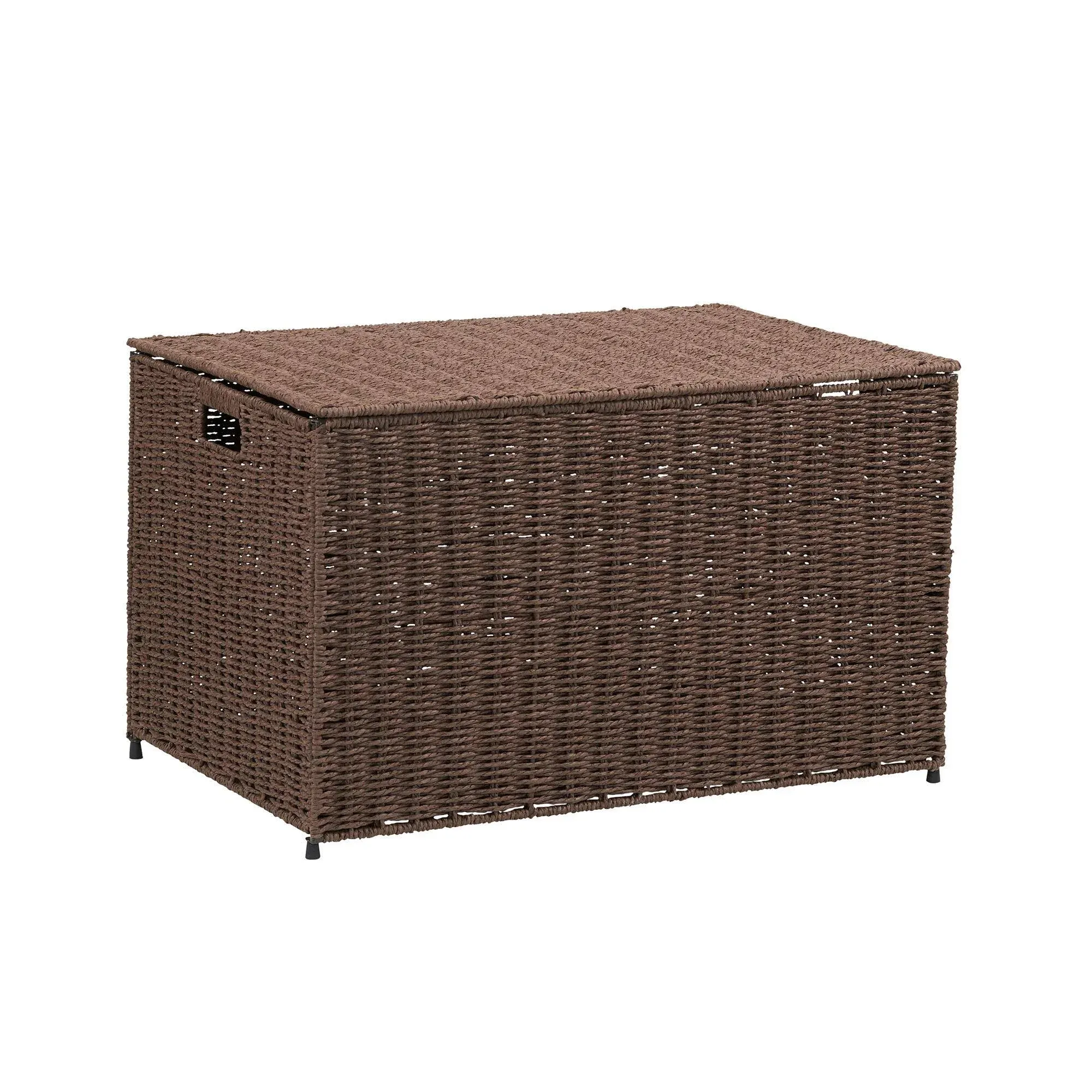 Coffee Large Wicker Storage Chest