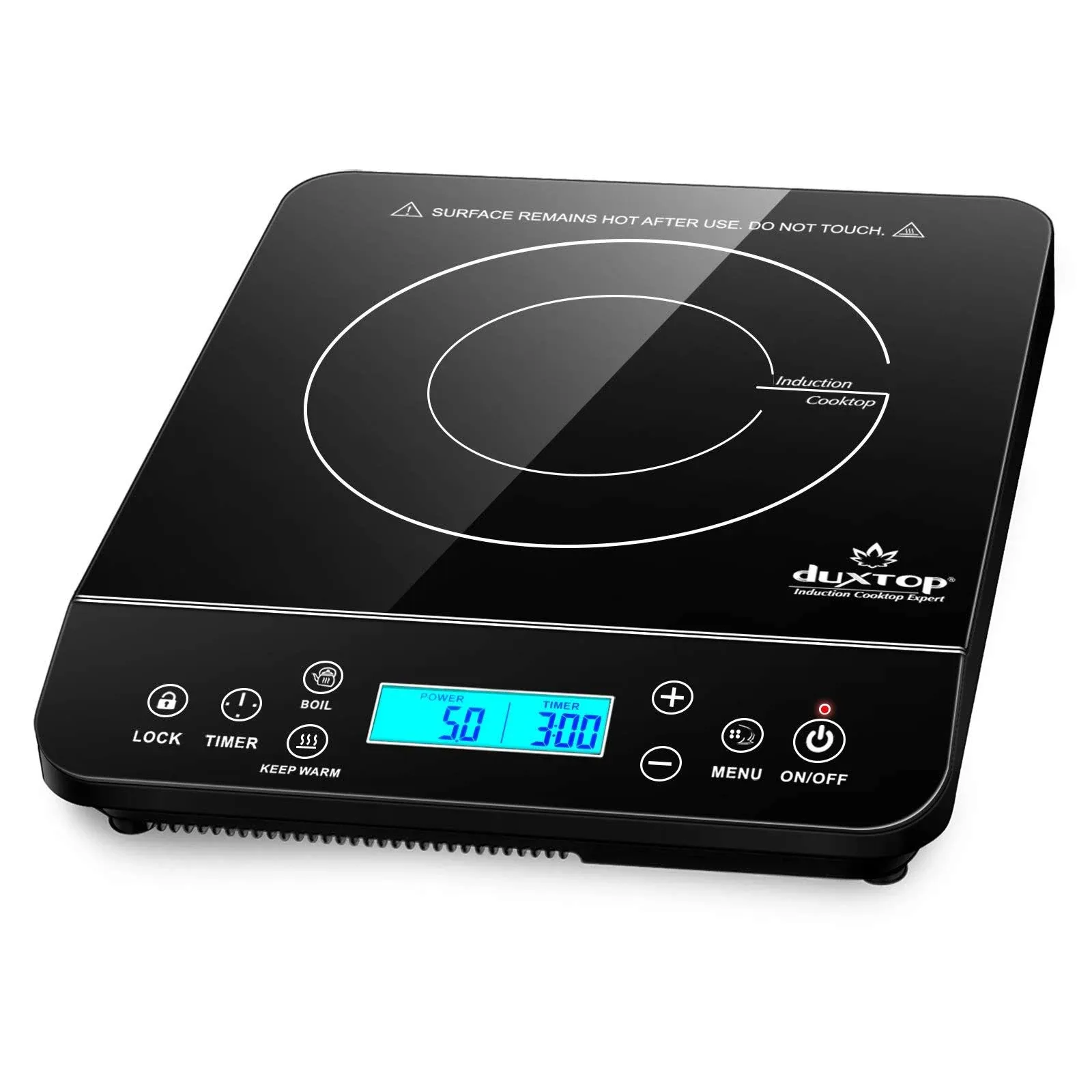 Portable Induction Cooktop, Countertop Burner Induction Hot Plate with LCD Se...