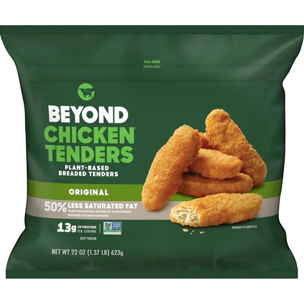 Beyond Meat Beyond Chicken Breaded Tenders, Plant-Based - 22 oz