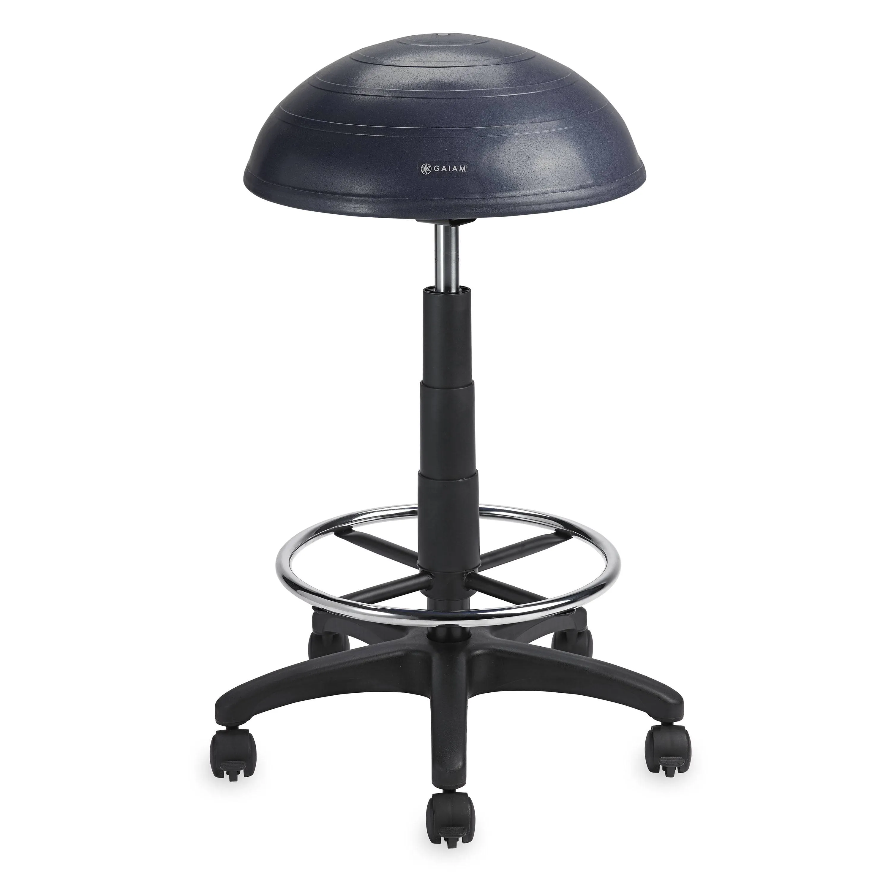 Gaiam Adjustable 33" Balance Ball Stool - Black