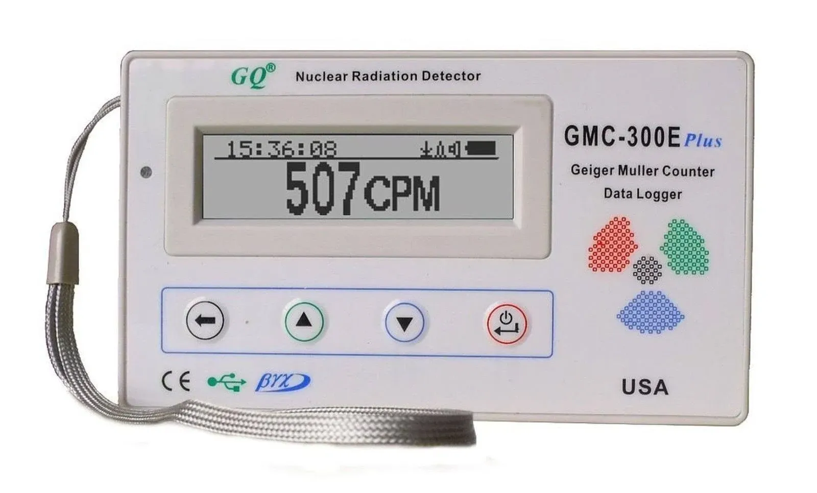 GQ gMc-300E-Plus Digital Geiger Counter Nulcear Radiation Detector Monitor Meter ...